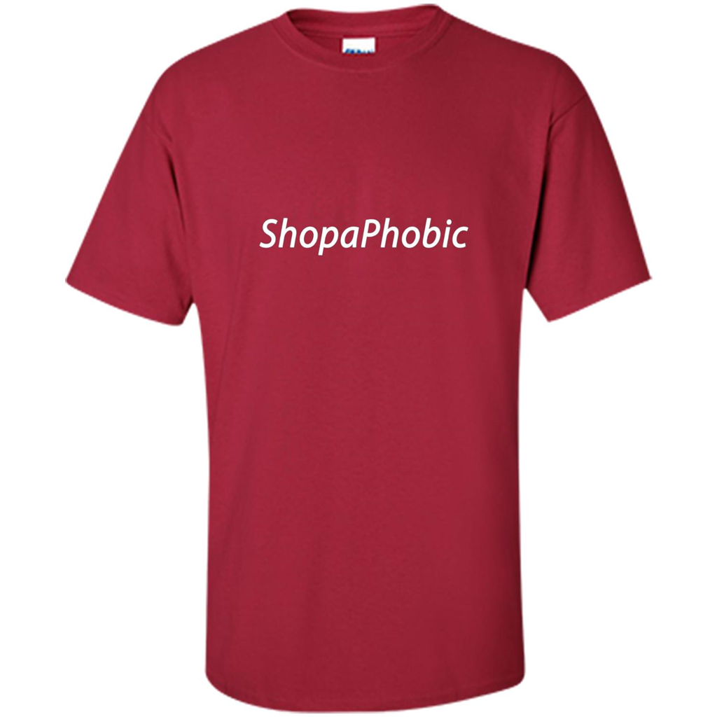Shopaphobic T-shirt Cardinal