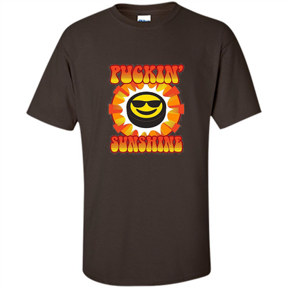 Summer T-shirt Fuckin' Sunshine Dark Chocolate