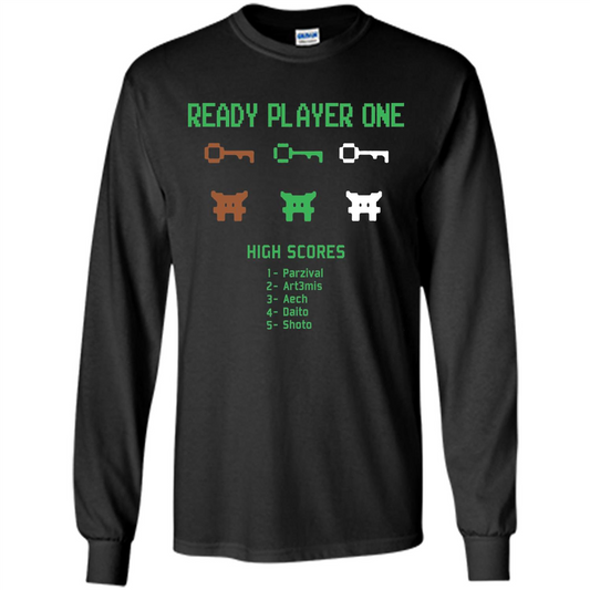 Video Games Ready Play One T-shirt Black