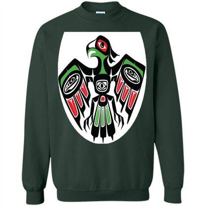 Native American Eagle T-shirt Forest Green