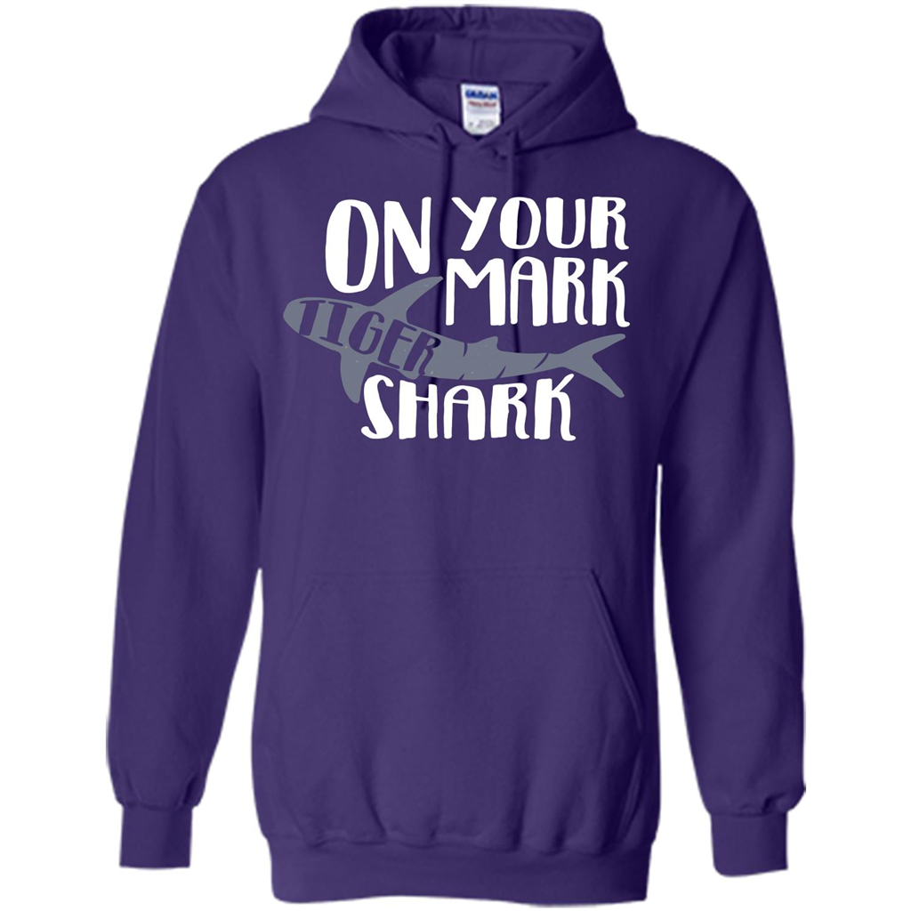 Tiger Shark T-shirt On Your Mark Tiger Shark T-shirt Purple