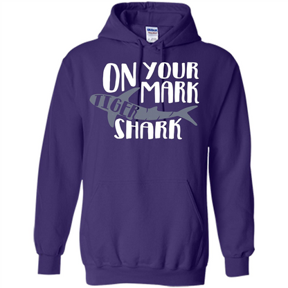 Tiger Shark T-shirt On Your Mark Tiger Shark T-shirt Purple