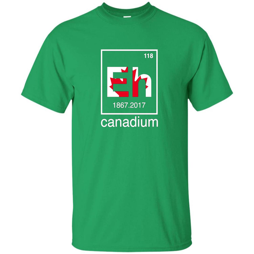 Funny Canadian T-shirt Canada Element Eh - 150 years T-Shirt Irish Green