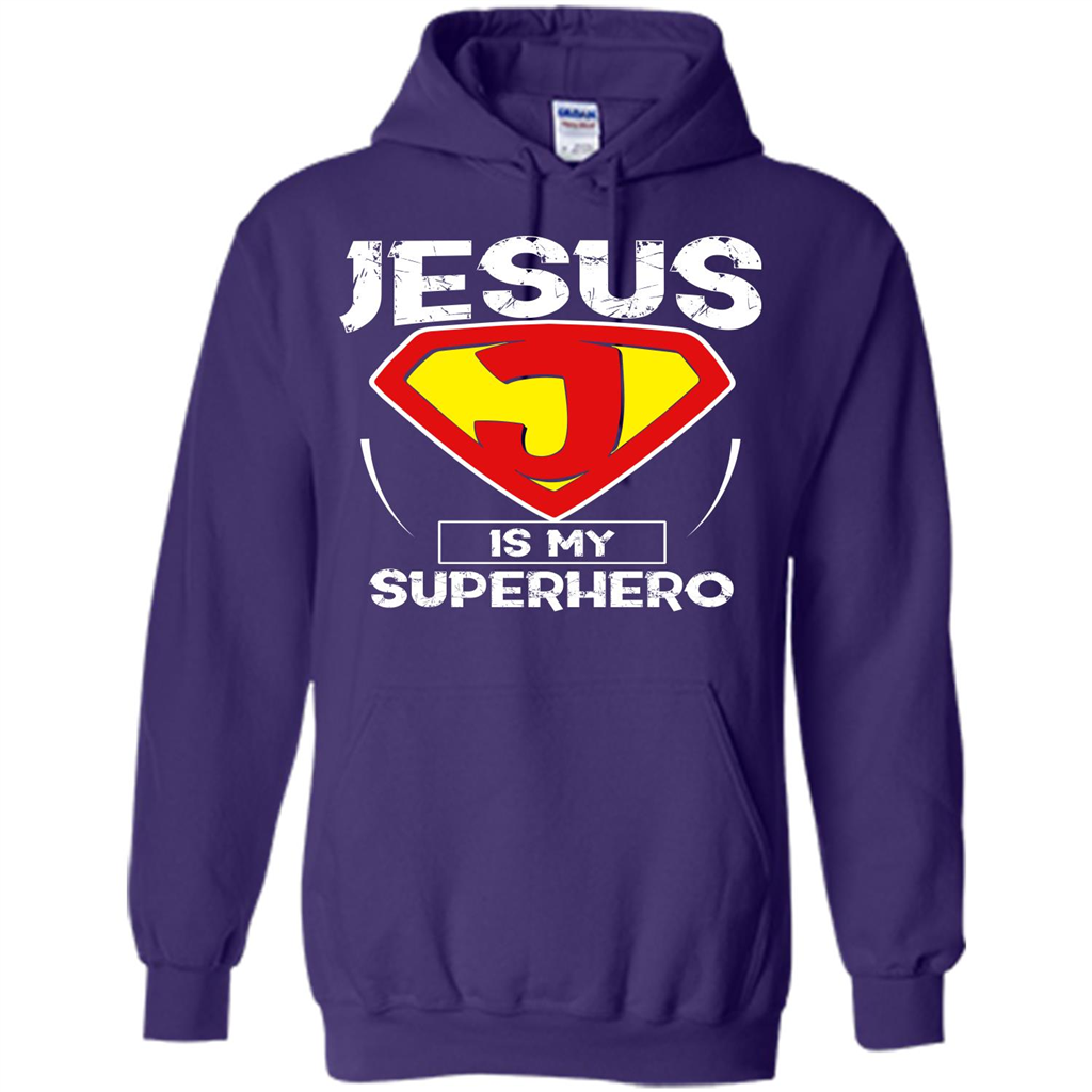 Christian T-shirt Jesus Is My Superhero T-shirt