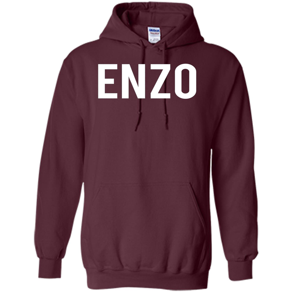 Enzo T-Shirt - Cool New Funny Name Maroon