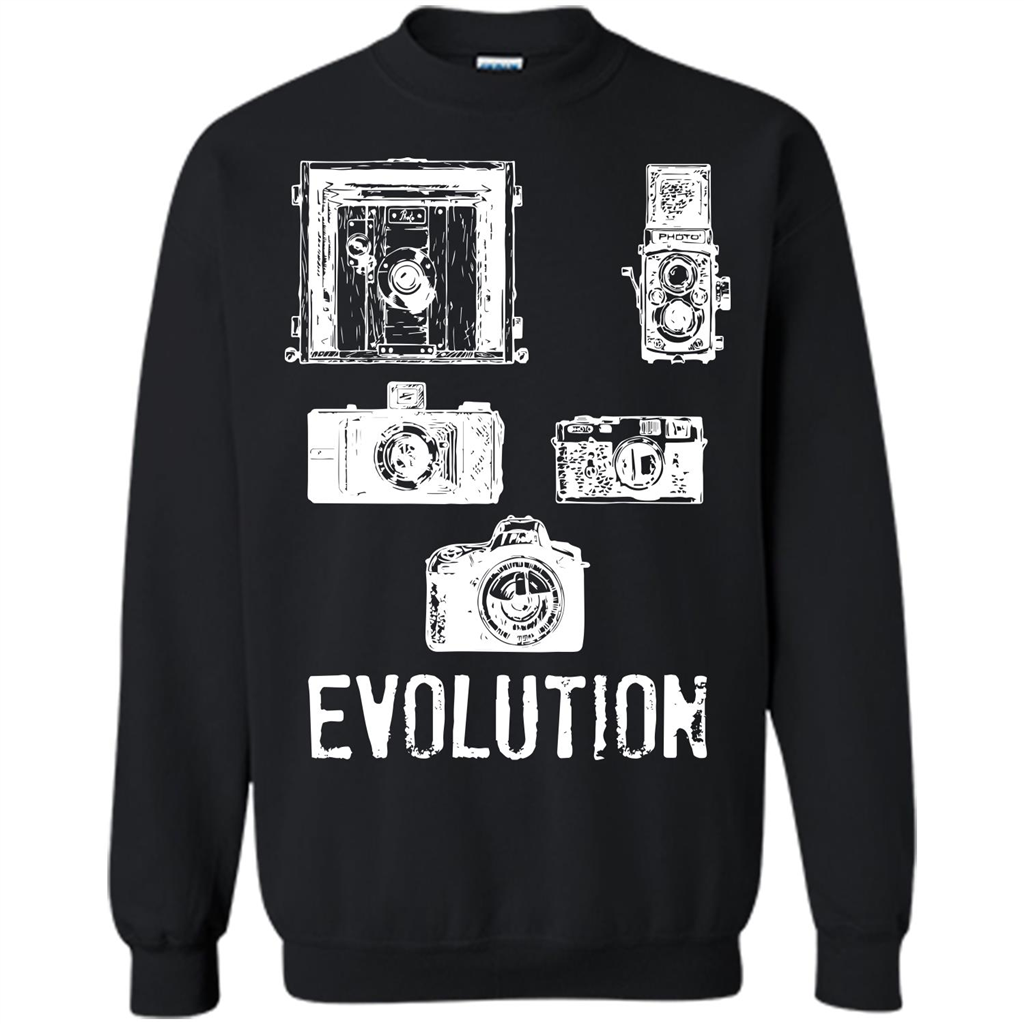 Photographer T-shirt Evolution T-shirt Black