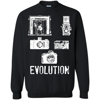 Photographer T-shirt Evolution T-shirt Black