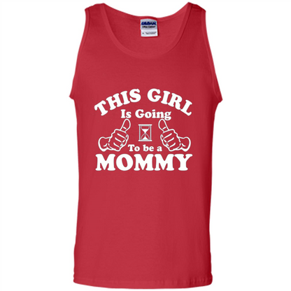 Mommy T-shirt This Girl Is Going to Be A Mommy Red