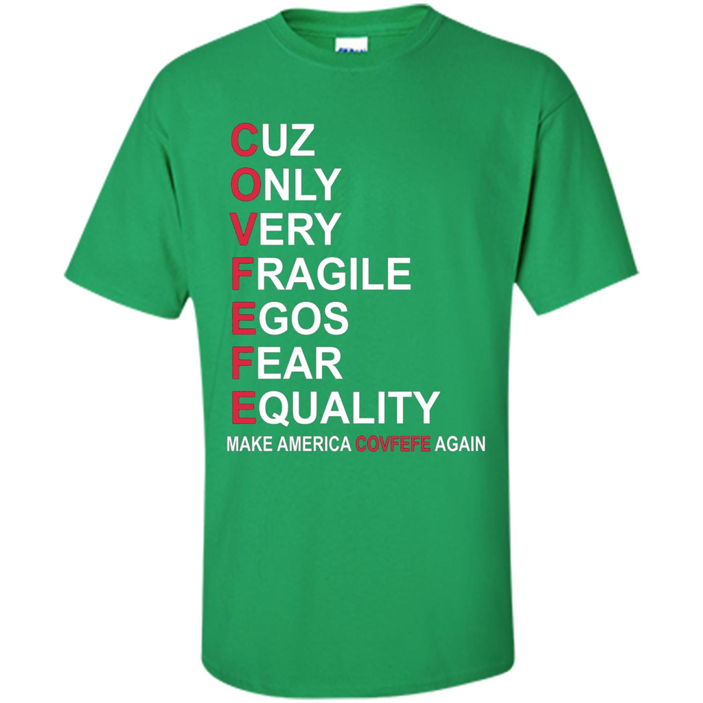 American T-shirt Make America Covfefe Again Irish Green