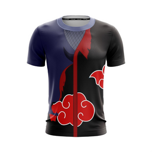 Naruto Akatsuki Cosplay Unisex 3D T-shirt