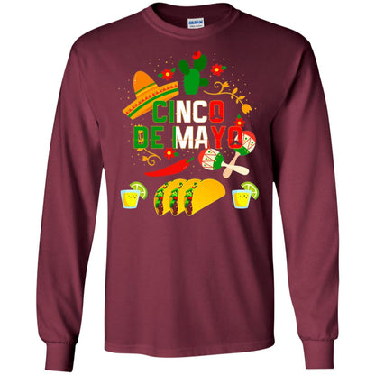 Fiesta Cinco De Mayo T-shirt Cinco De Mayo Maroon