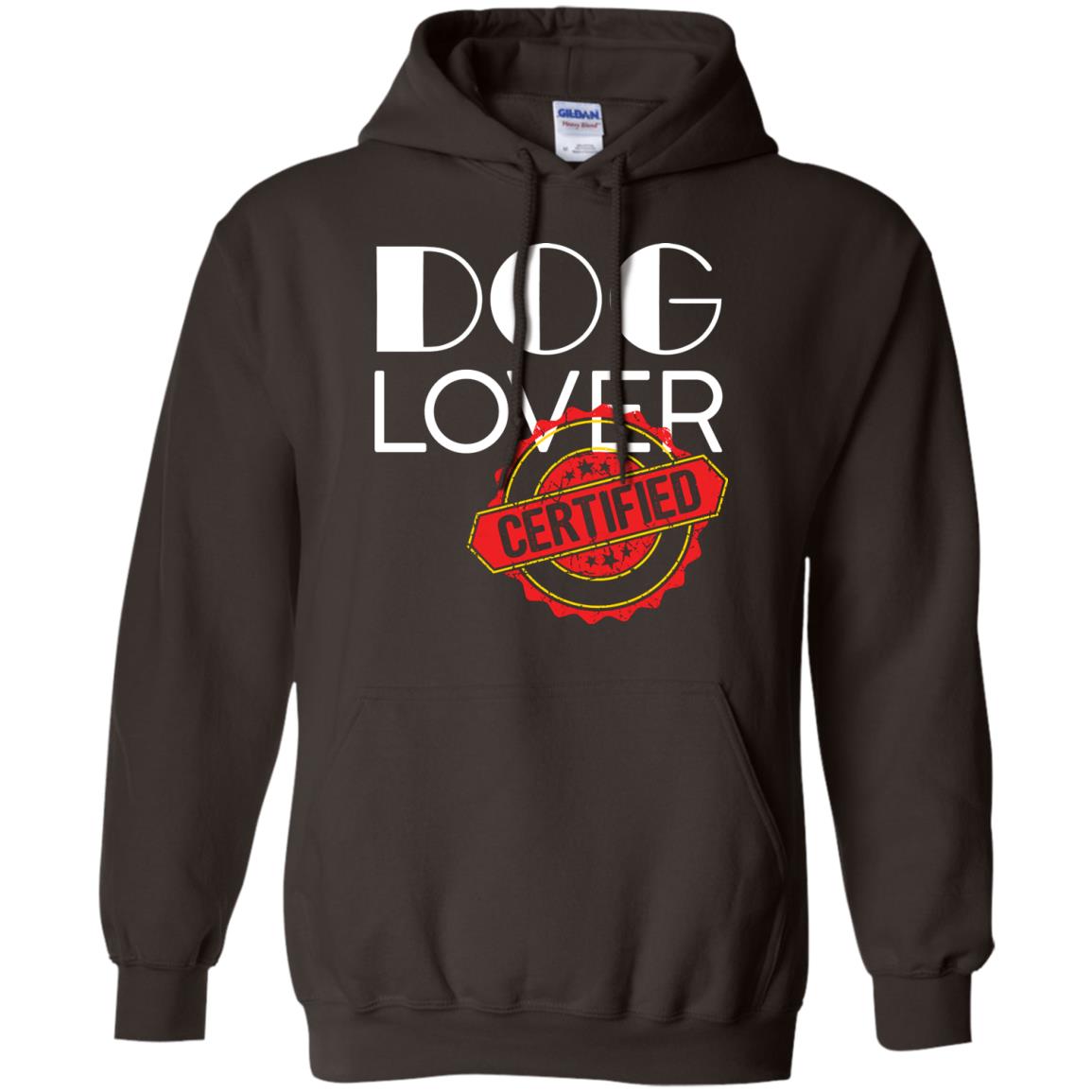 Dog Lover T-shirt Certified Dark Chocolate