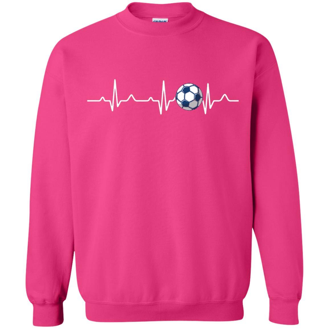 Heartbeat Soccer Lover T-shirt Heliconia