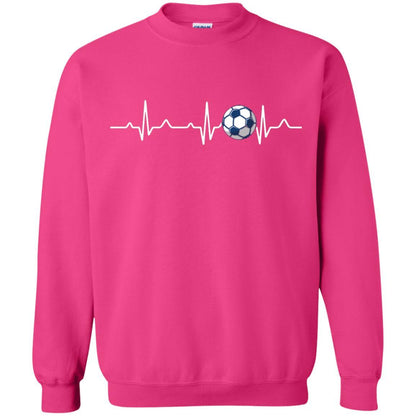 Heartbeat Soccer Lover T-shirt Heliconia