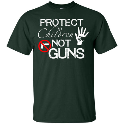 Anti Gun T-shirt Protect Children Not Gun Forest