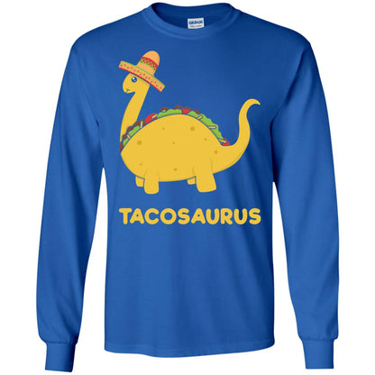 Cinco De Mayo Tacosaurus Taco Dinosaur Lover Shirt Royal