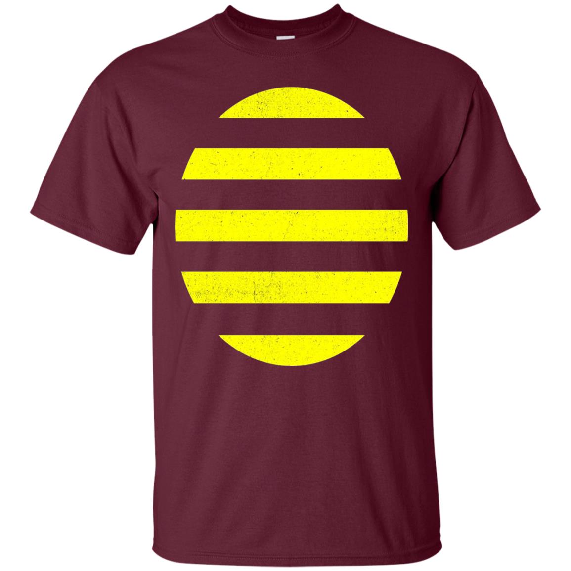 Funny Bumblebee Bee T-shirt Maroon