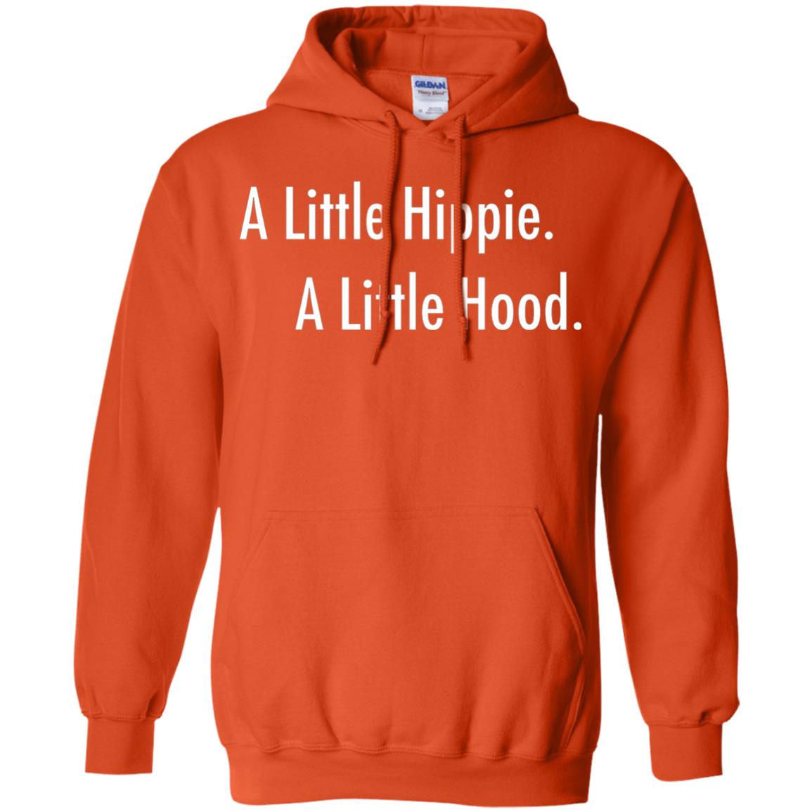 A Little Hippie A Little Hood Shirt Orange