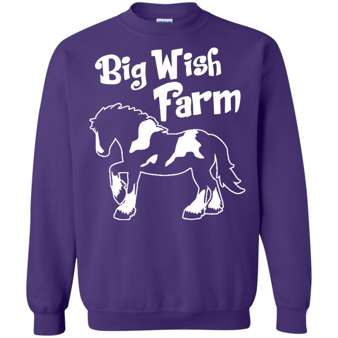 Big Wish Farm Horse Shirt Purple