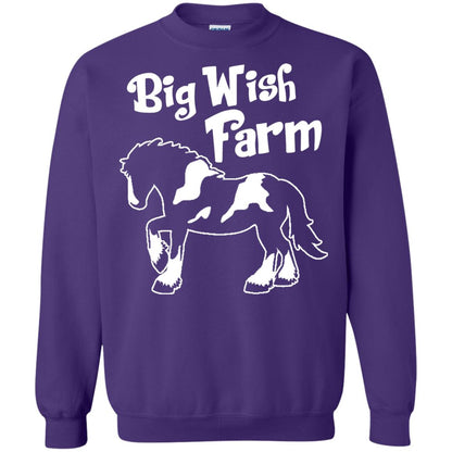 Big Wish Farm Horse Shirt Purple