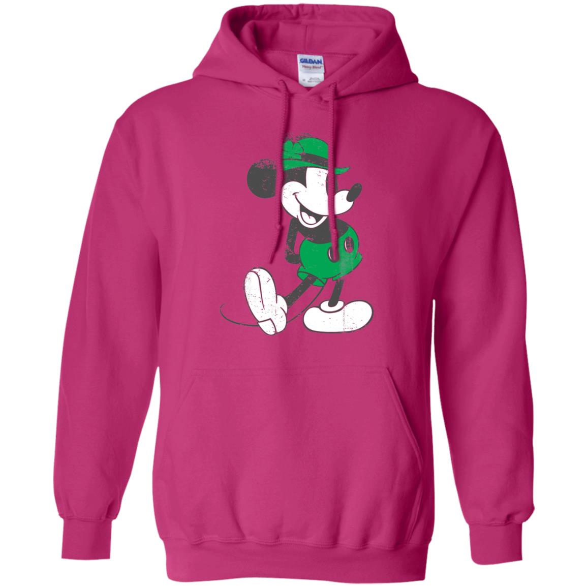 Mickey Mouse St. Patrick_s Day T-shirt Heliconia