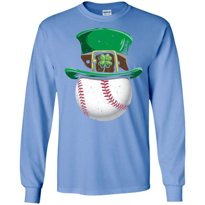 Leprechaun St. Patrick_s Day Baseball Ball T-shirt Carolina Blue