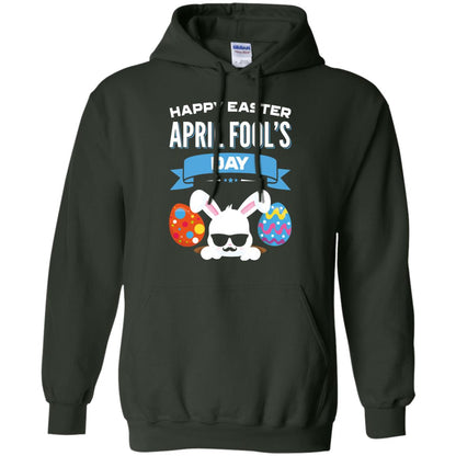 Happy Easter April Fools Day Easter 2018 Shirt Forest Green