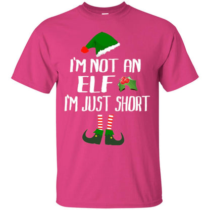 Funny Christmas T-shirt I_m Not An Elf I_m Just Short Heliconia