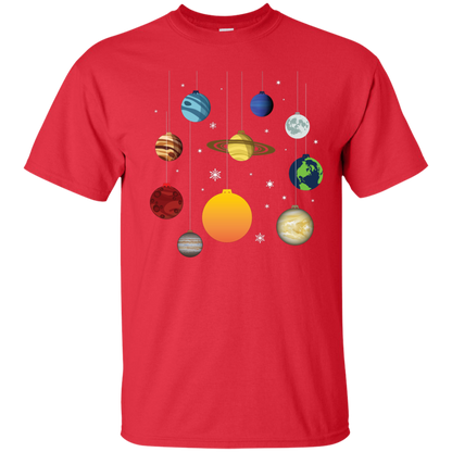 Christmas T-shirt Joy To Universe Christmas Red