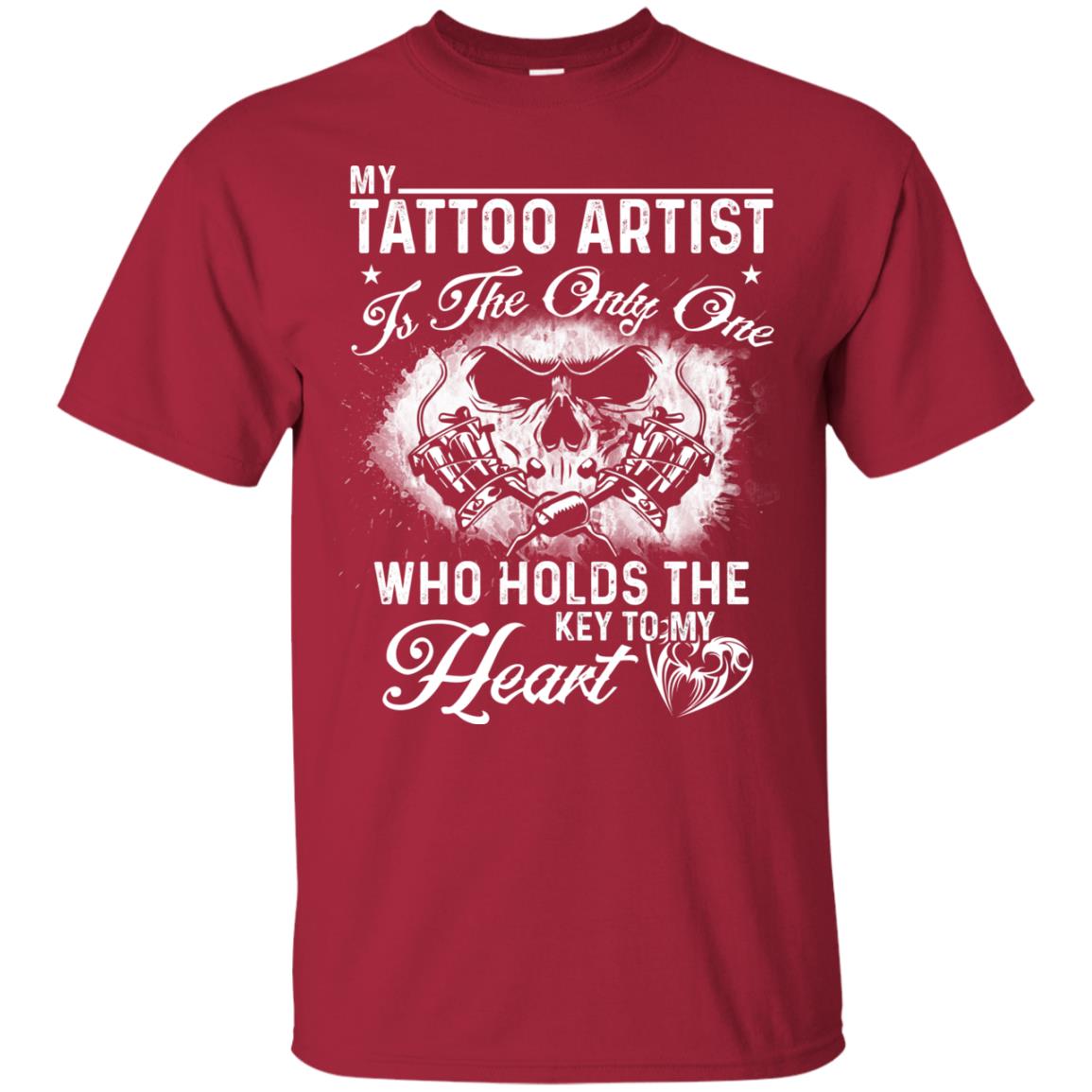 My Tatto Artist T-shirt The Only One Who Holds The Key To My Heart Cardinal