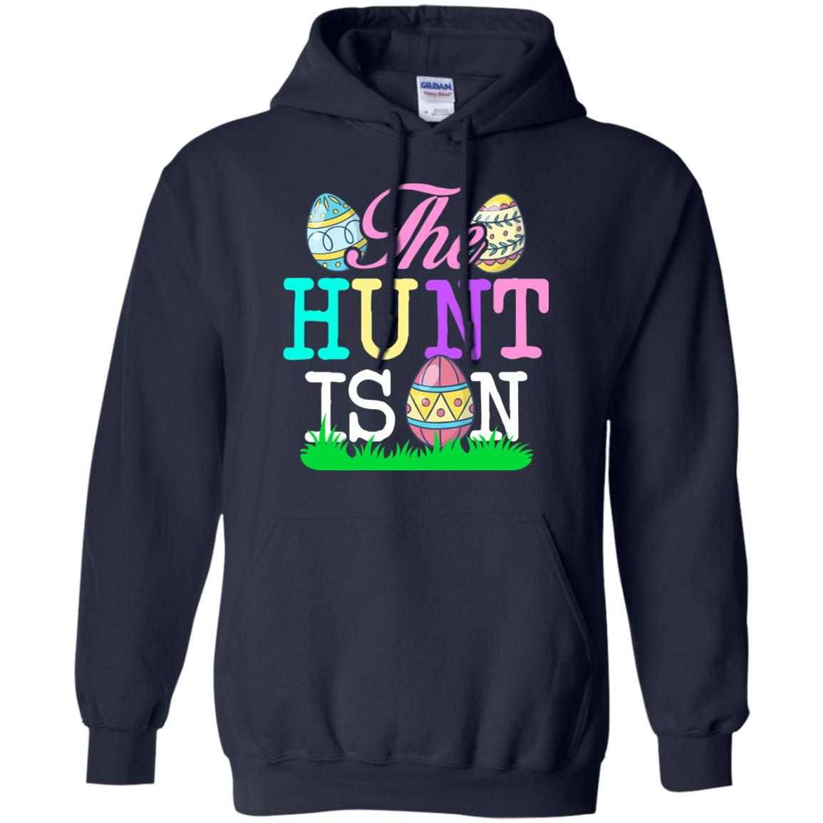 Easter Shirt The Hunt Is On Navy