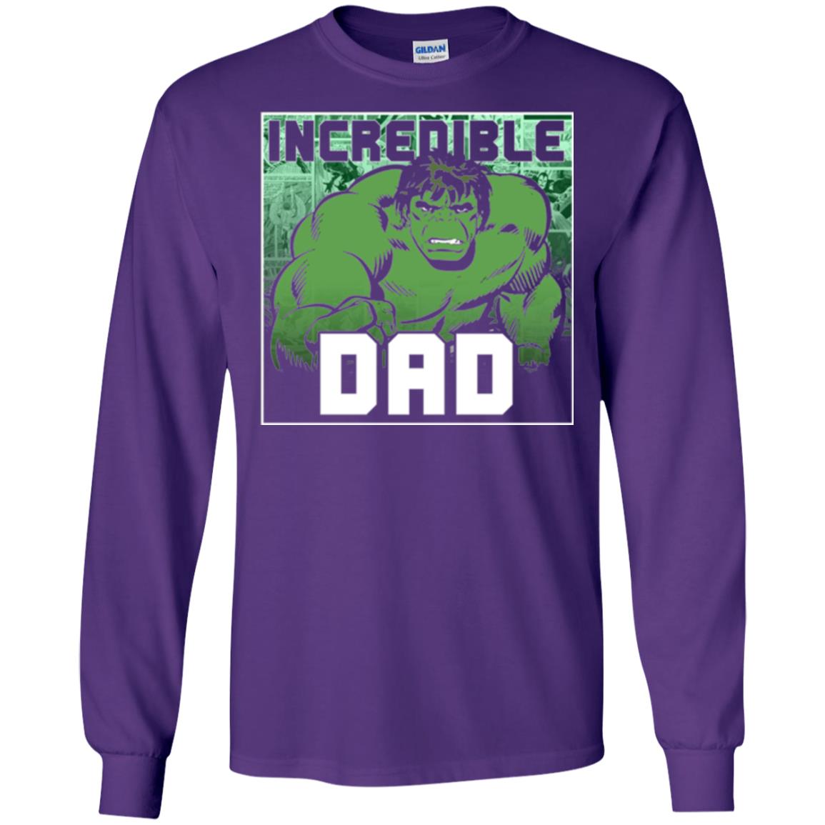 Daddy T-shirt Incredable Dad Purple
