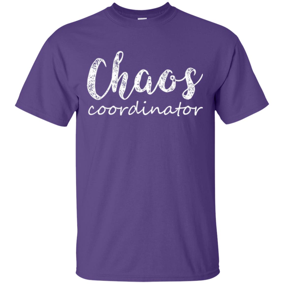 Chaos Coordinator T-shirt Mothers Day Gift Shirt Purple