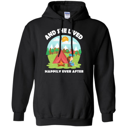 And She Lived Happily Ever After T-shirt Black