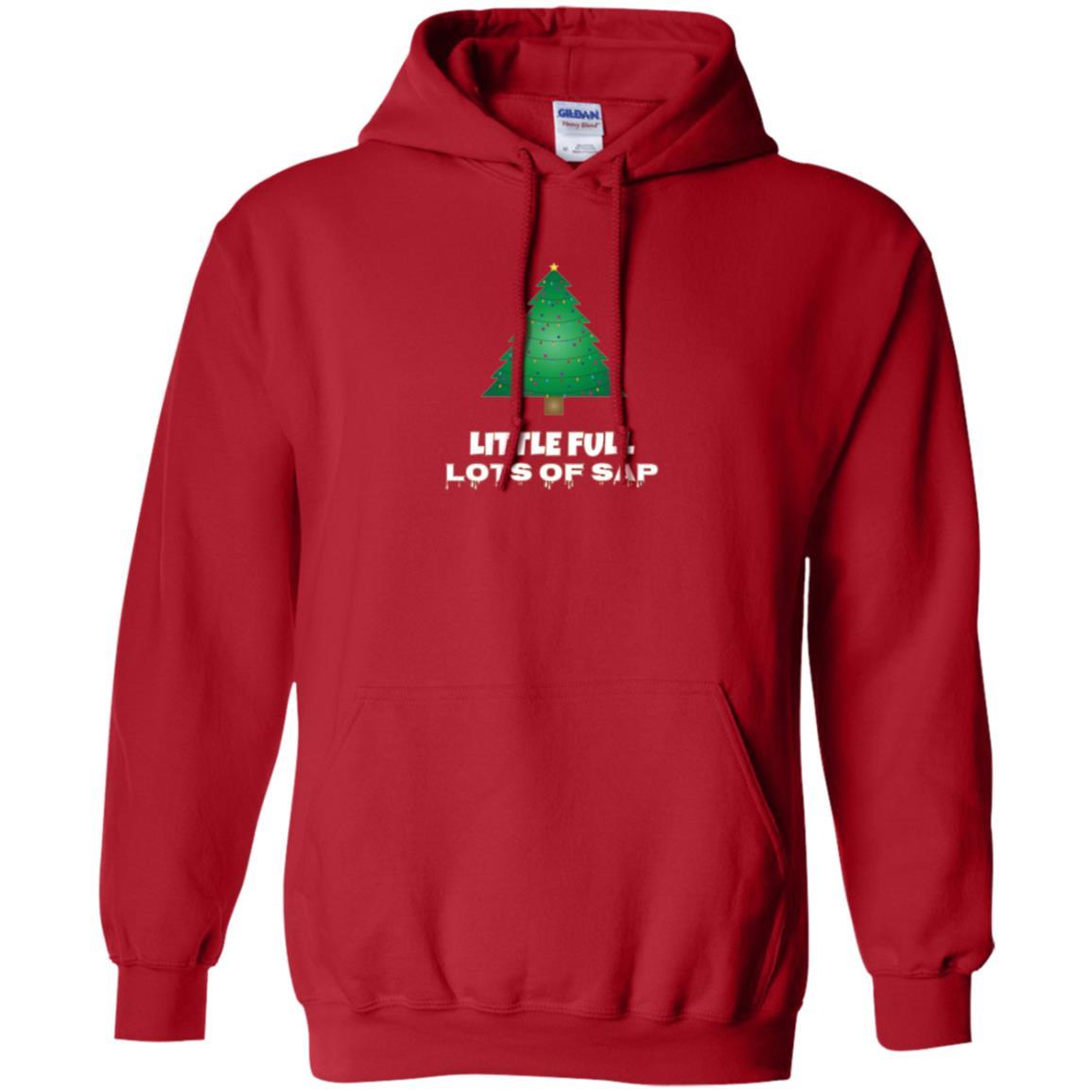 Christmas T-shirt Little Full Lots Of Sap Red