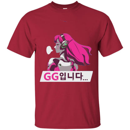 Overwatch D. Va Gg Spray T-shirt Cardinal