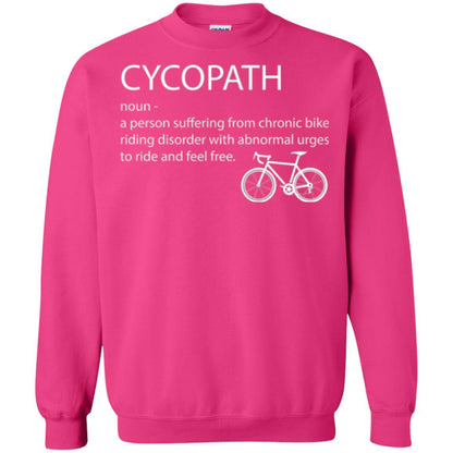 Biker T-shirt Cycopath Definition T-shirt Heliconia