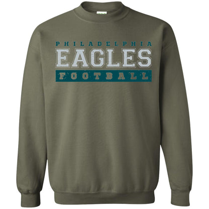 Football Lover T-shirt Philadelphia Football Fly Eagles Fly Collegiate Military Green