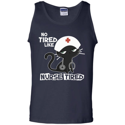 No Tired Like Nurse Tired Nursing Idea Shirt Navy