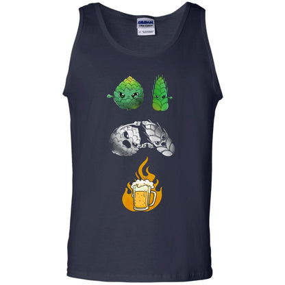 Beer Lover T-shirt Beer Fusion Flags Navy
