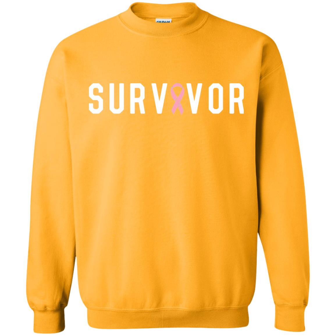 Breast Cancer Survivor We Did It T-shirt Pink Ribbon Gold