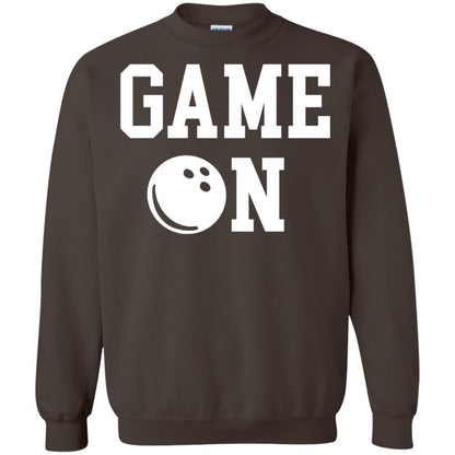 Bowler T-shirt Game On Bowling T-shirt Dark Chocolate