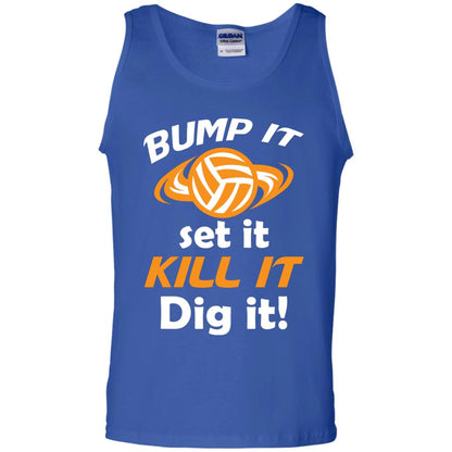 Bump It Set It Kill It Dig It Volleyball Lover T-shirt Royal