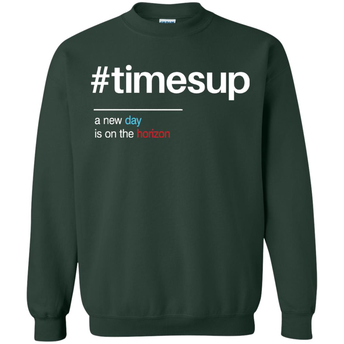 Women_s Right T-shirt Hash Tag Times Up Forest Green
