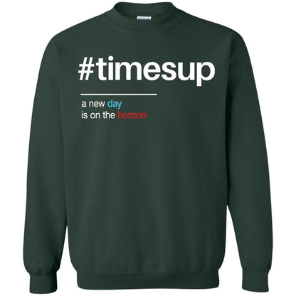 Women_s Right T-shirt Hash Tag Times Up Forest Green