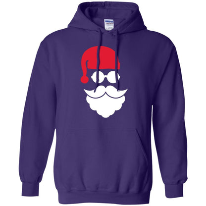 Christmas Shirt Santa Claus Face Purple