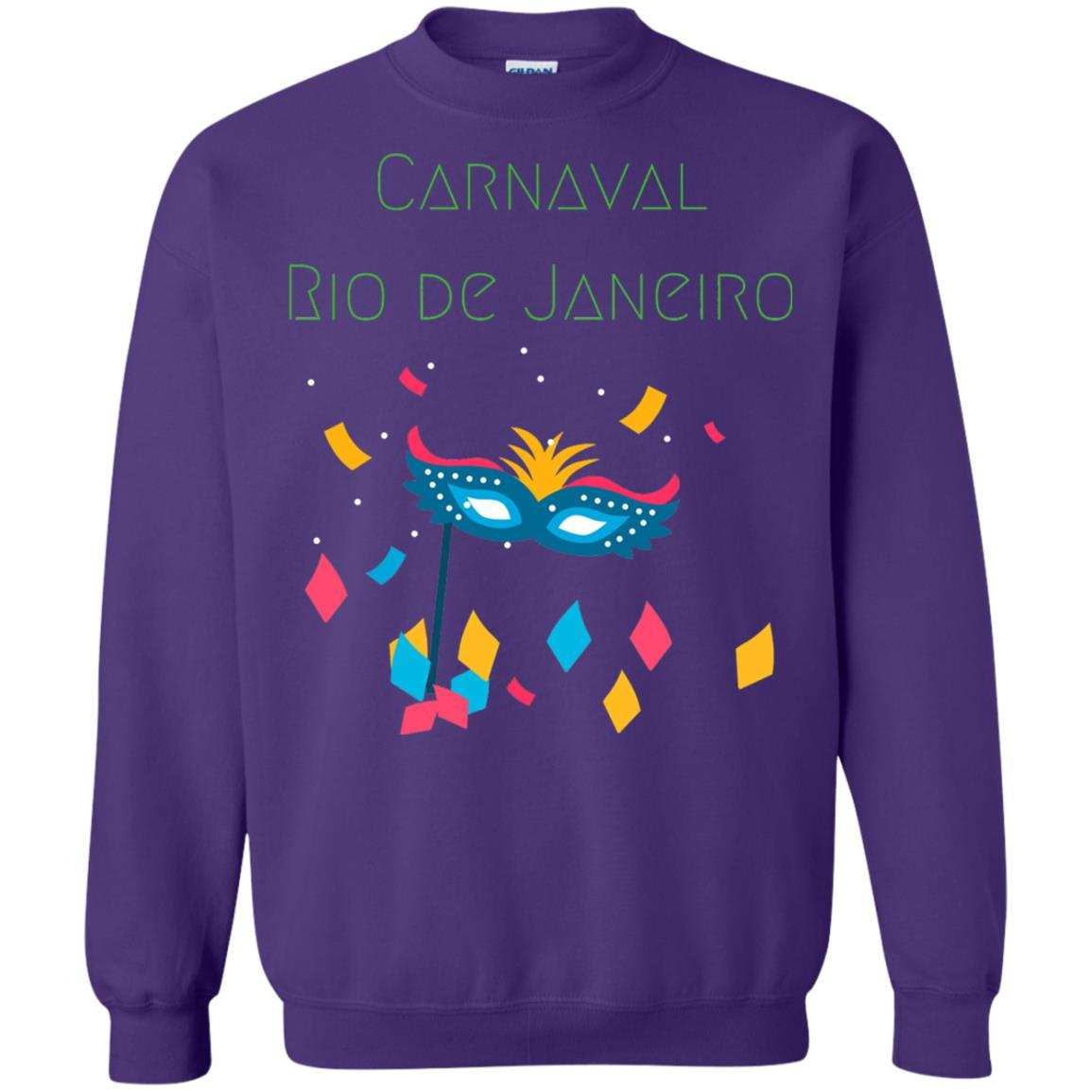 Mardi Gras T-shirt Rio Carnival Carnaval Rio De Janeiro Brazil Purple
