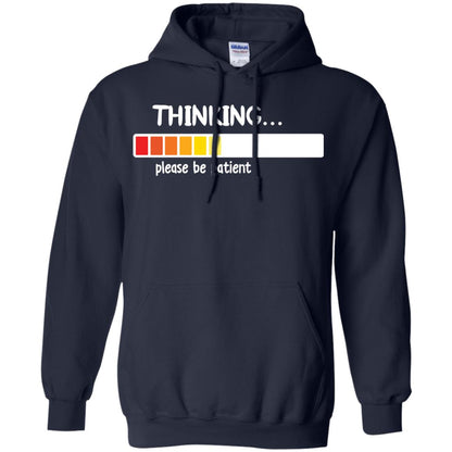 Thinking Please Be Patient T-shirt Navy
