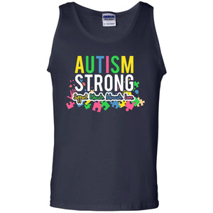 Autism Strong Support Educate Advocate Love Autism Awearness T-shirt