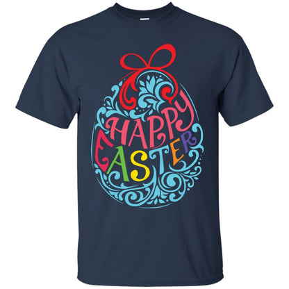 Happy Easter Day T-shirt Navy